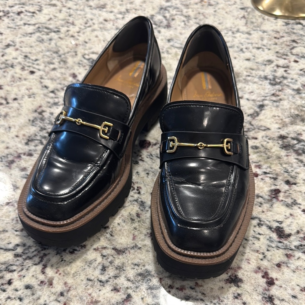 Sam Edelman Women’s  Black Leather Loafers